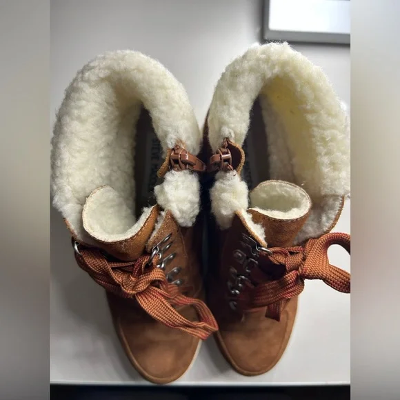 Steve Madden brown leather and fabric shoes - Picture 6 of 6